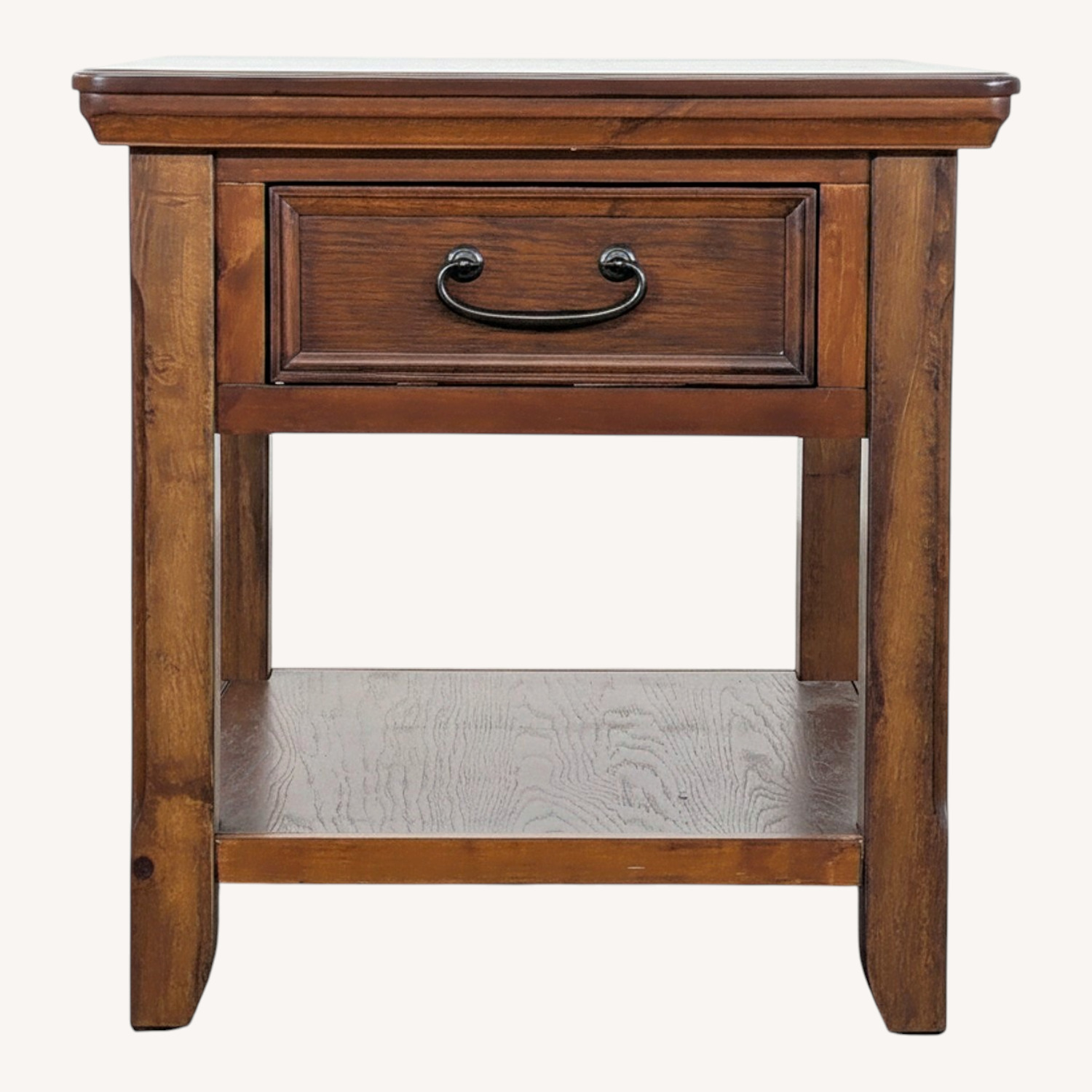 Ashley Furniture Woodboro End Table with Shelf - image-0