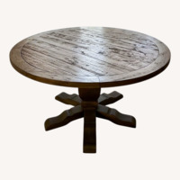 Wood Dining Table & 4 Chairs