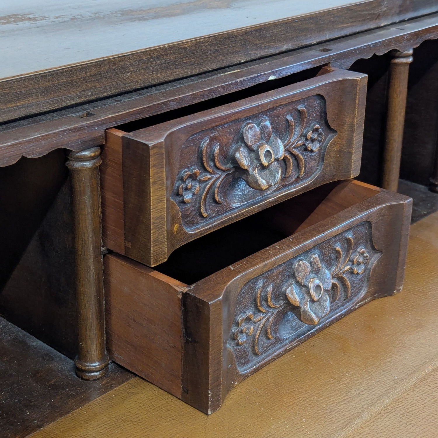 Antique Carved Buffet - image-1