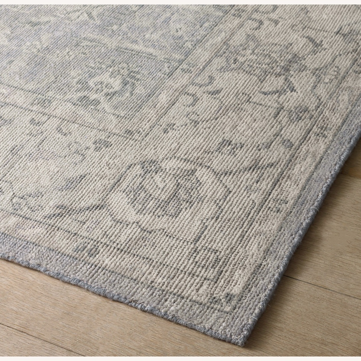 Restoration Hardware Allegra Wool Rug 8x10 Silver / Sand - image-2