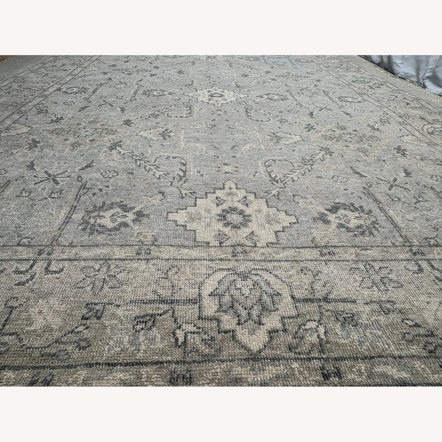 Restoration Hardware Allegra Wool Rug 8x10 Silver / Sand - image-26