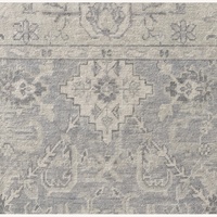 Restoration Hardware Allegra Wool Rug 8x10 Silver / Sand
