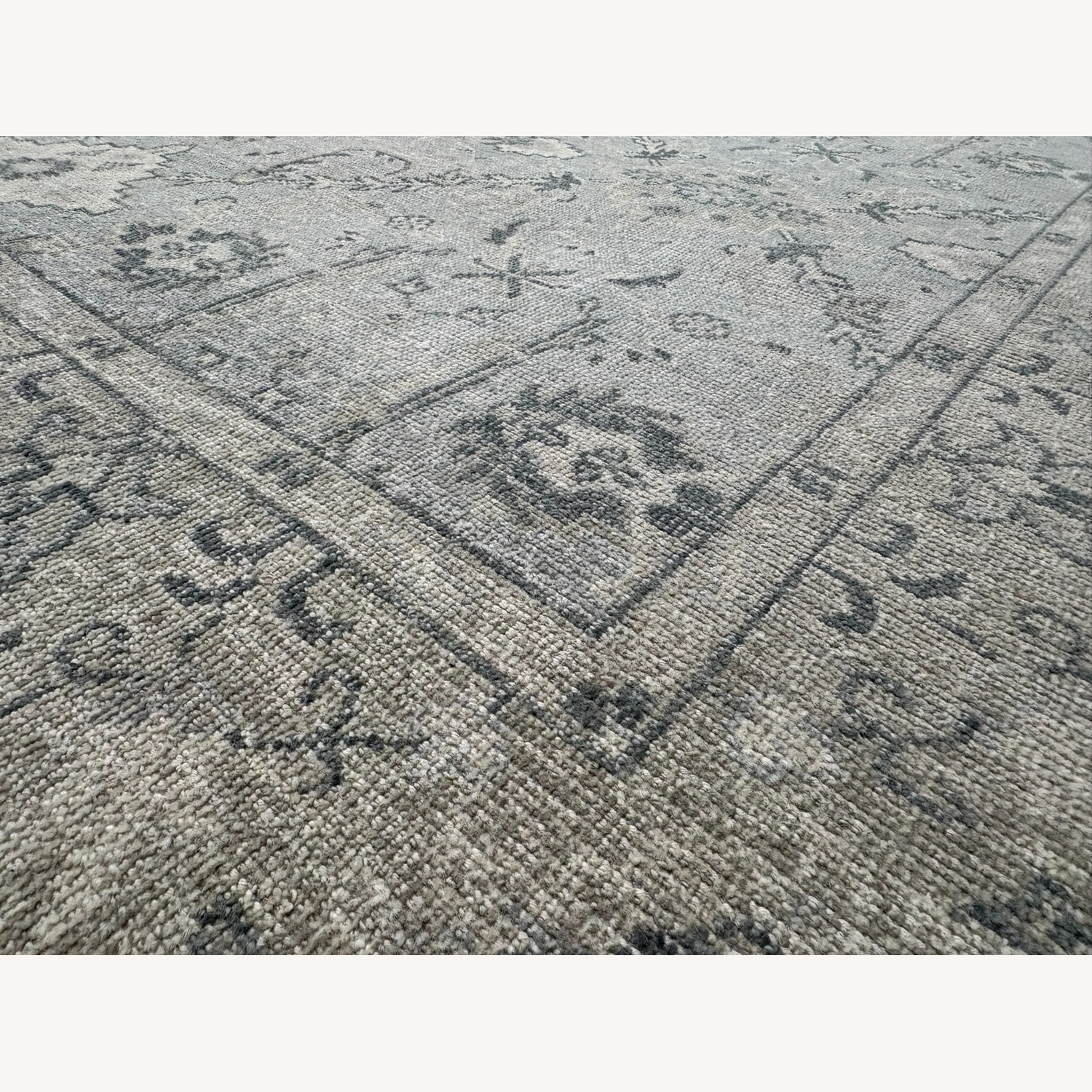 Restoration Hardware Allegra Wool Rug 8x10 Silver / Sand - image-31