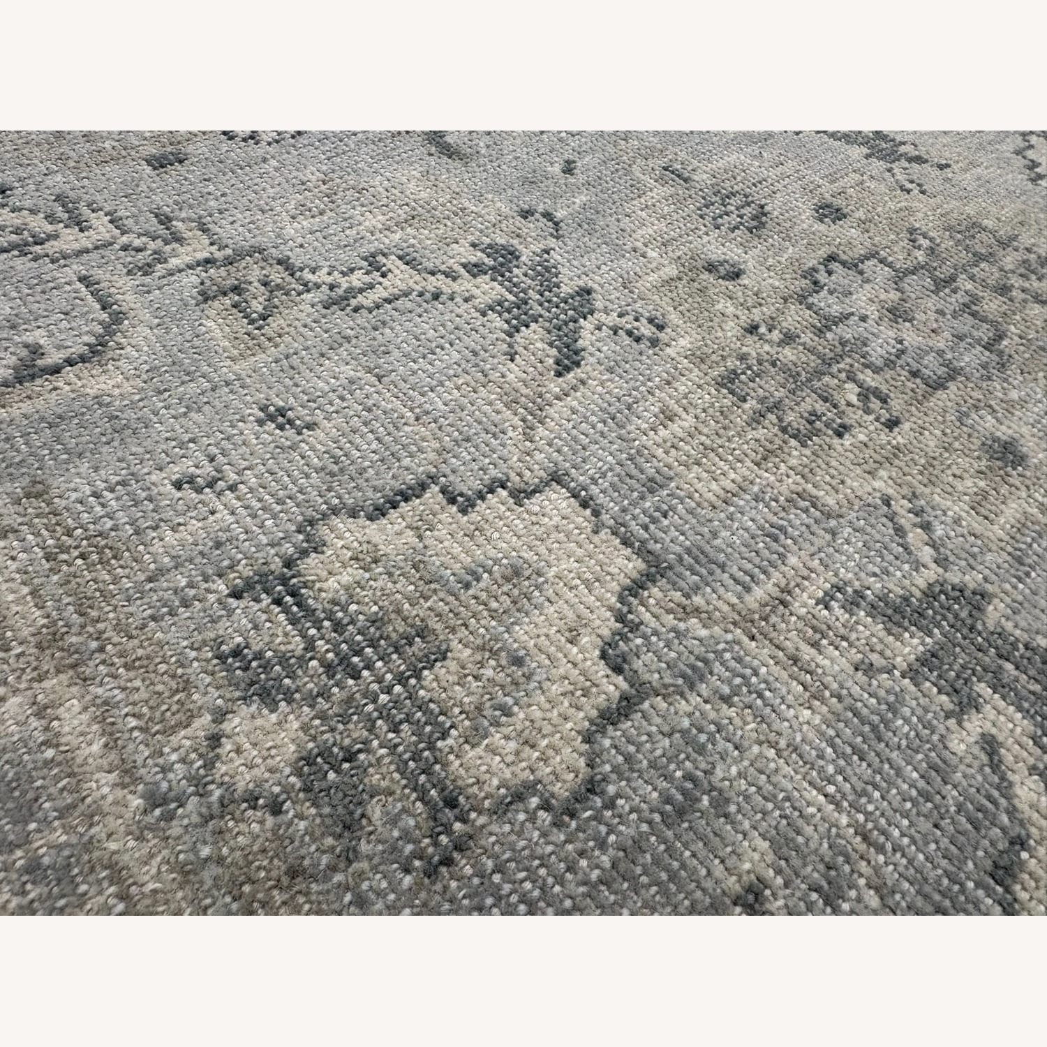 Restoration Hardware Allegra Wool Rug 8x10 Silver / Sand - image-10