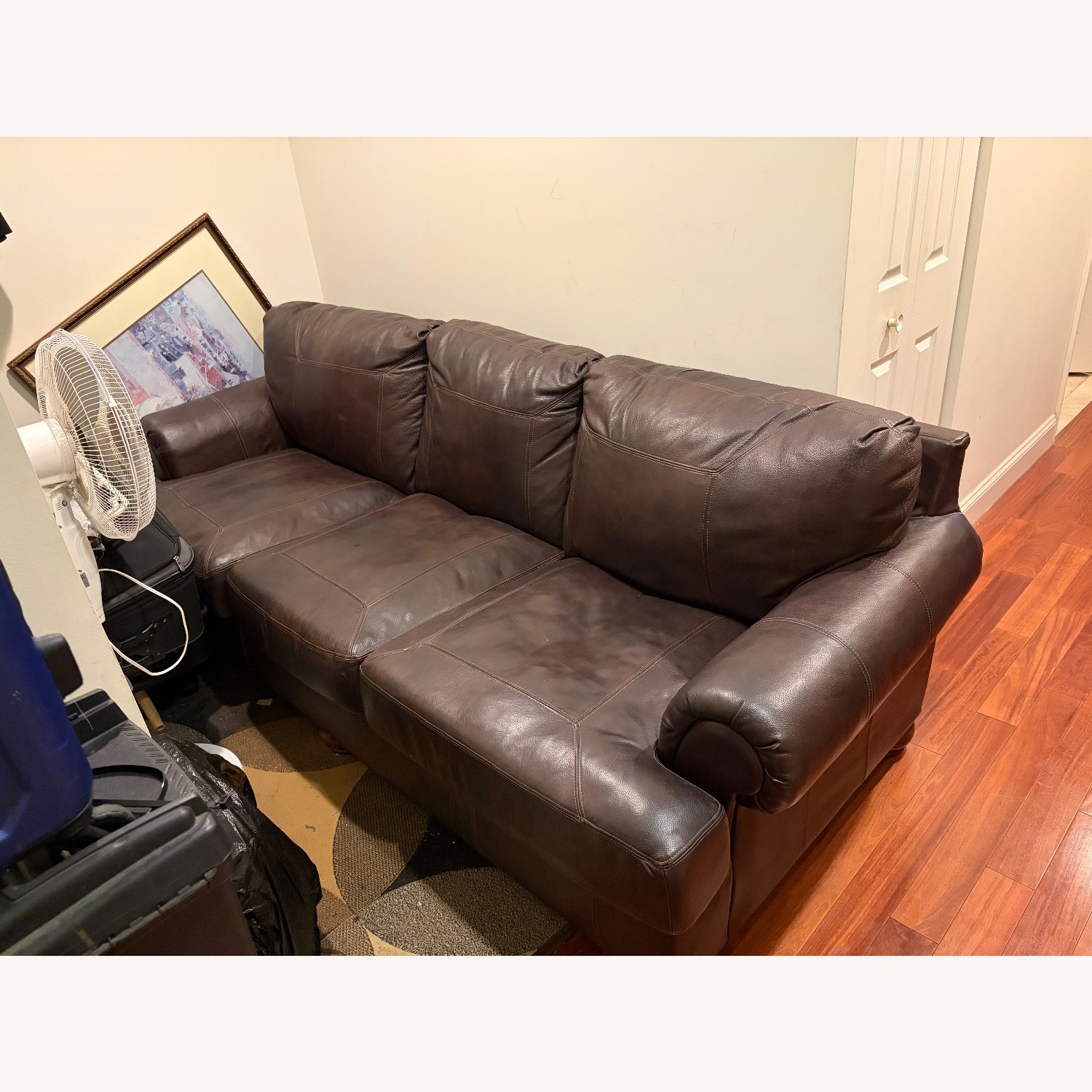 Ashley Furniture Dark Brown 3+ Seater Sofa - image-3