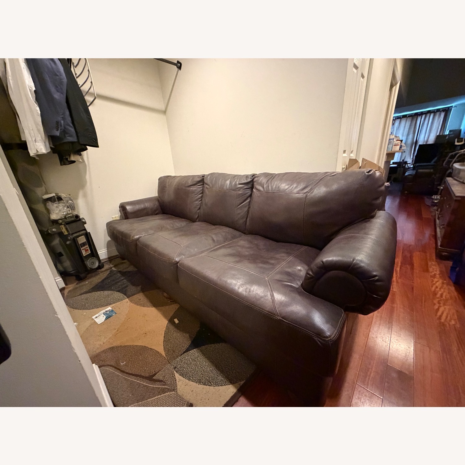 Ashley Furniture Dark Brown 3+ Seater Sofa - image-2