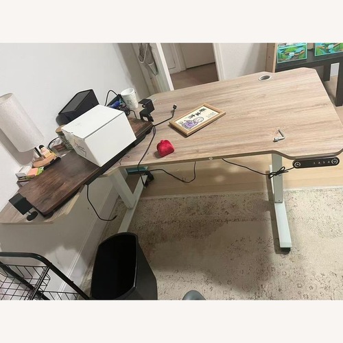 Used HEONAM Electric Height Adjustable L-Shaped Desk for sale on AptDeco