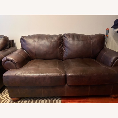 Used Ashley Leather Sofa for sale on AptDeco