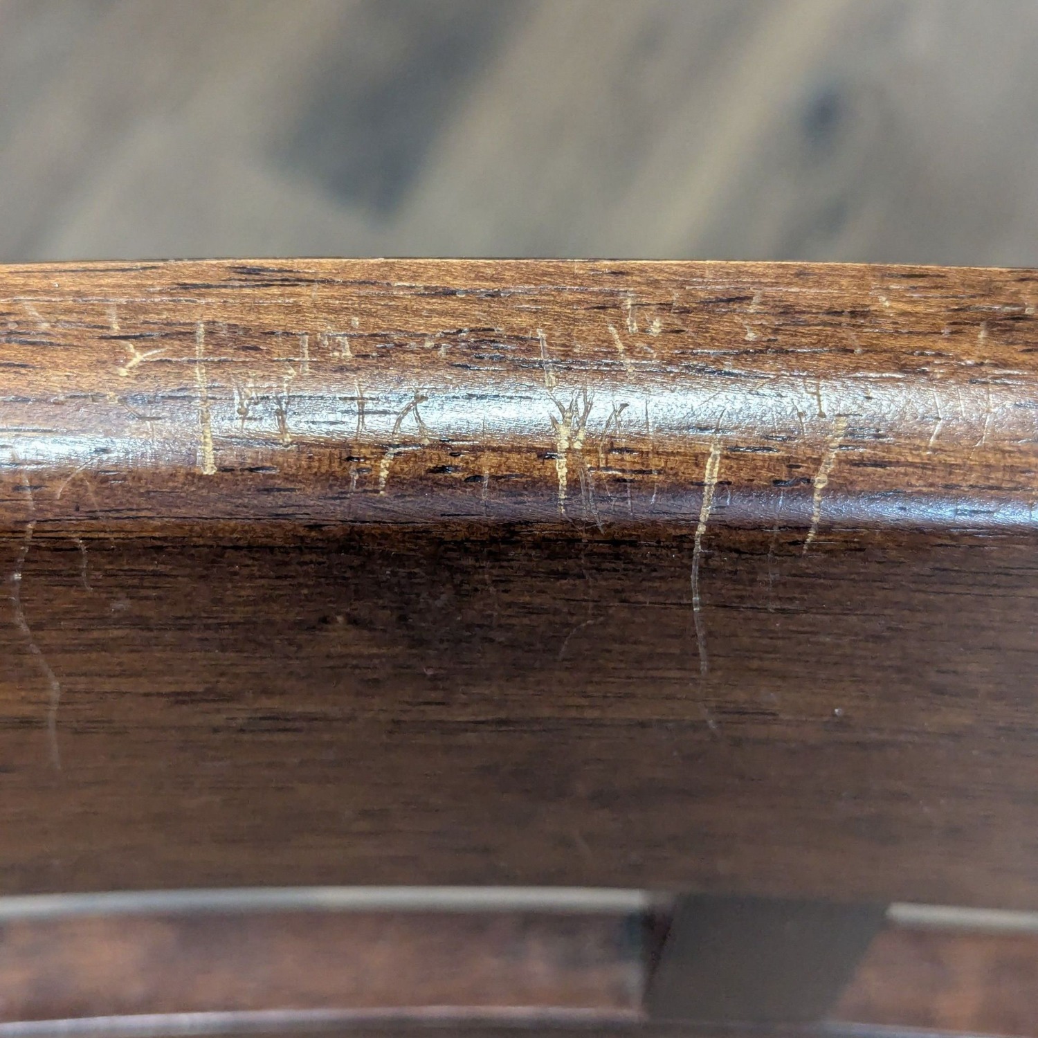 Dark Wood 5-Piece Round Extendable Dining Set - image-11