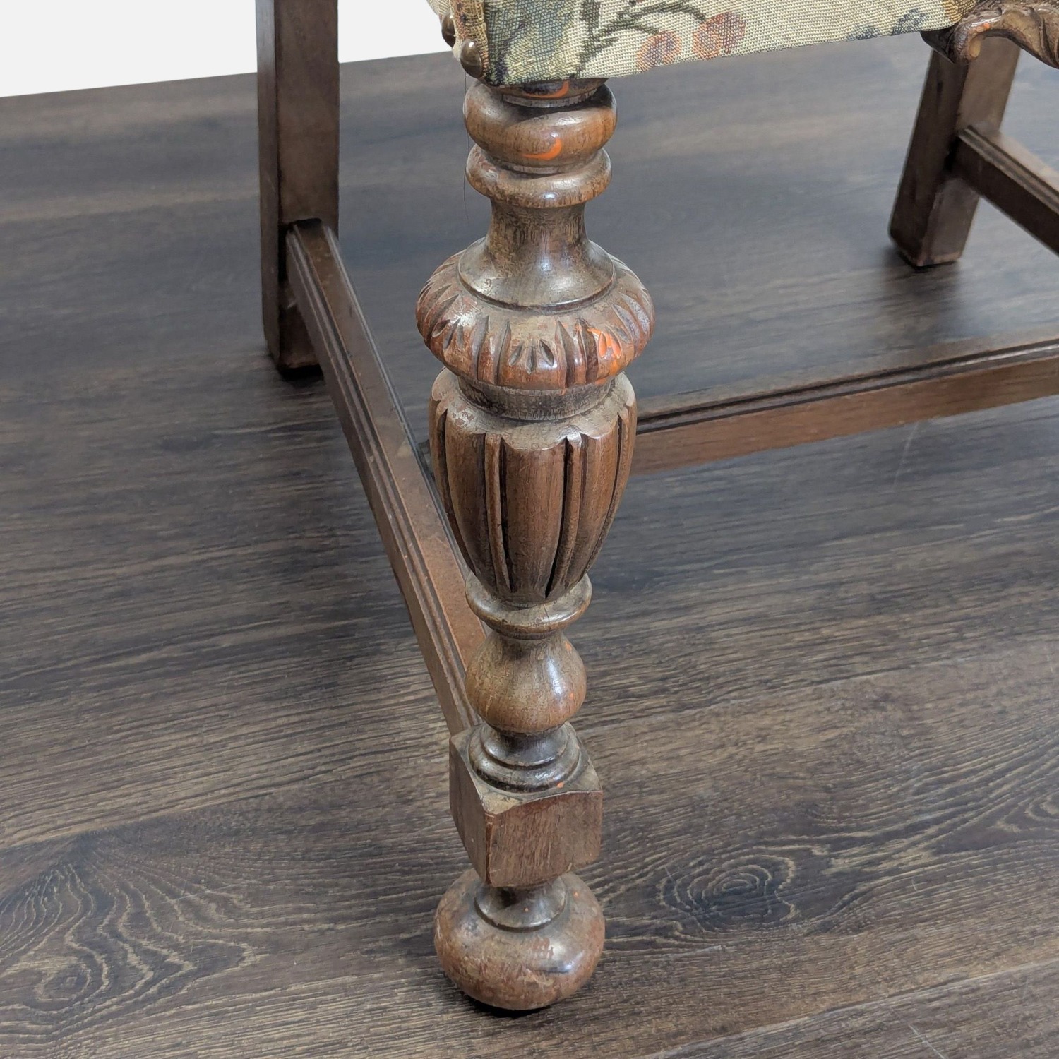 Antique Carved Wood Dining Set  - image-14