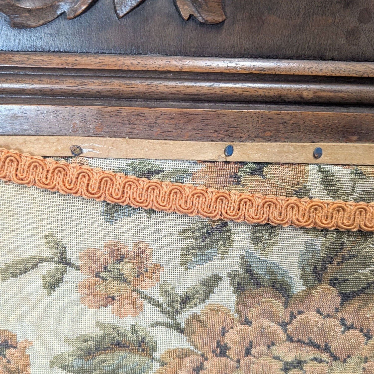 Antique Carved Wood Dining Set  - image-20