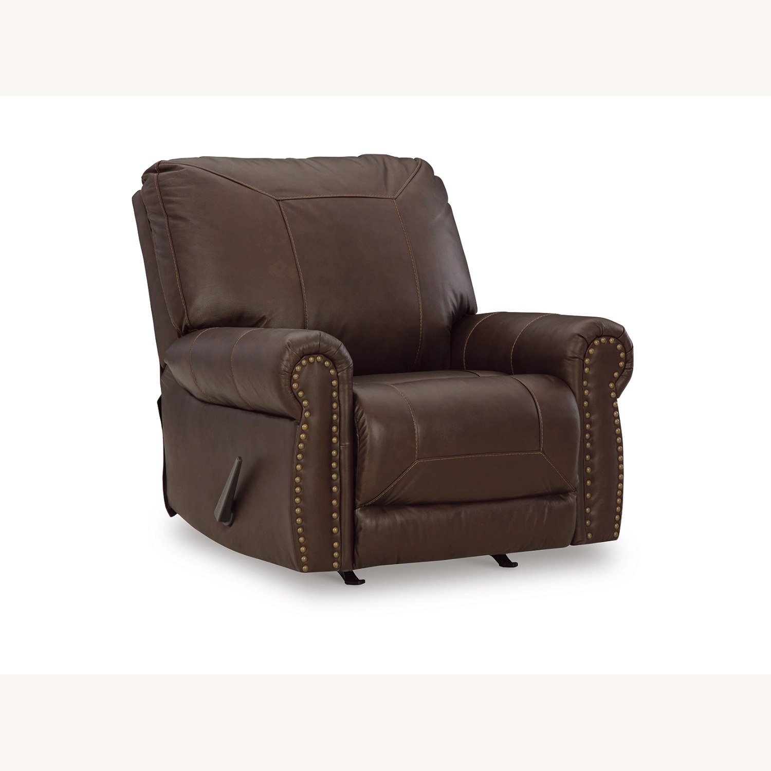 Ashley Furniture Dark Brown Chair and a Half - image-4