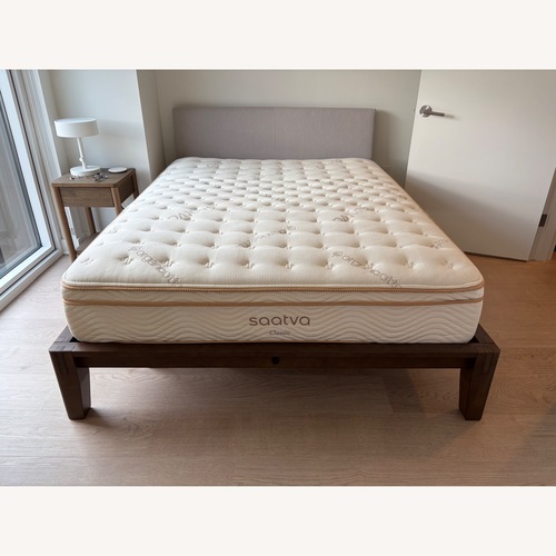 Used Thuma Queen Bed with Pillowboard for sale on AptDeco