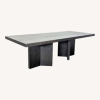 Restoration Hardware Rectangular Wood Dining Table