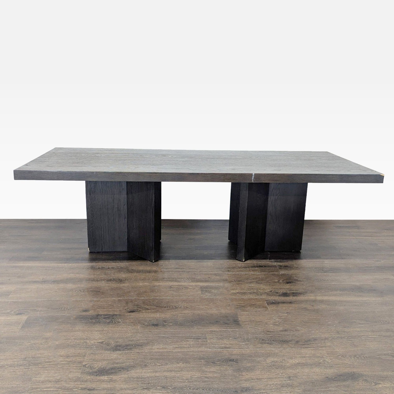 Restoration Hardware Rectangular Wood Dining Table - image-7