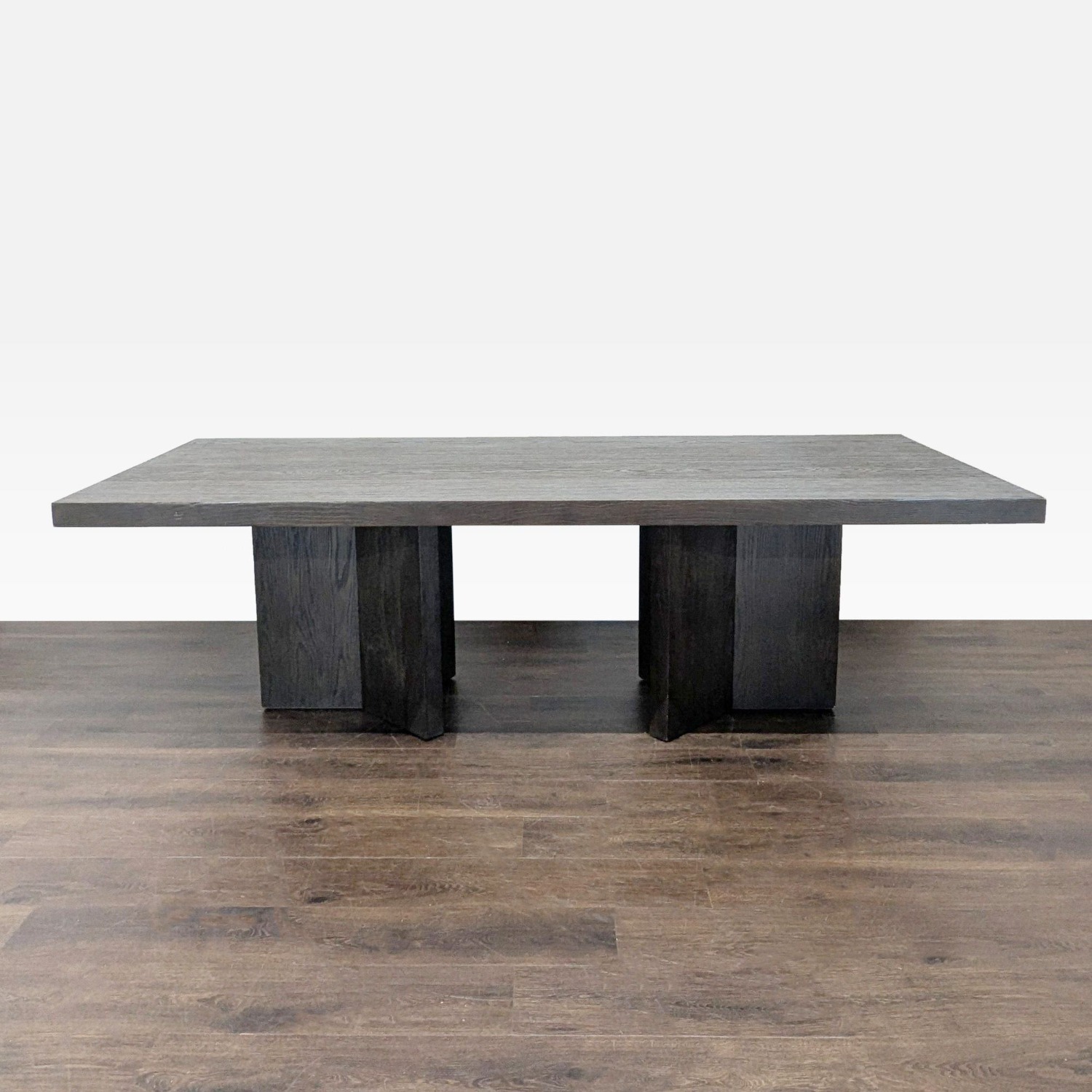 Restoration Hardware Rectangular Wood Dining Table - image-4
