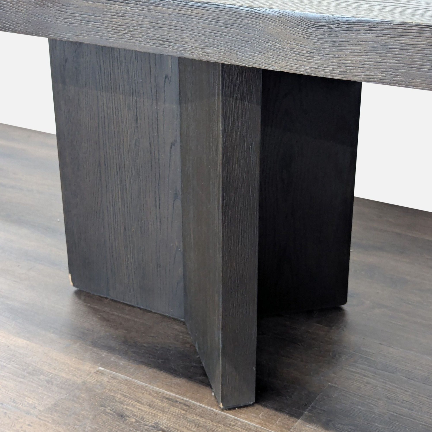 Restoration Hardware Rectangular Wood Dining Table - image-9