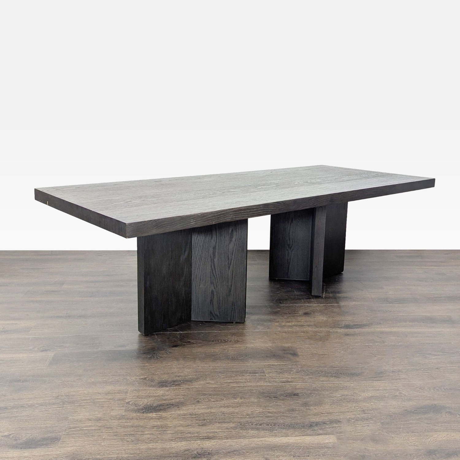 Restoration Hardware Rectangular Wood Dining Table - image-5