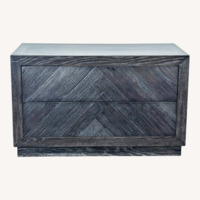 Restoration Hardware Large Two Drawer Nightstand
