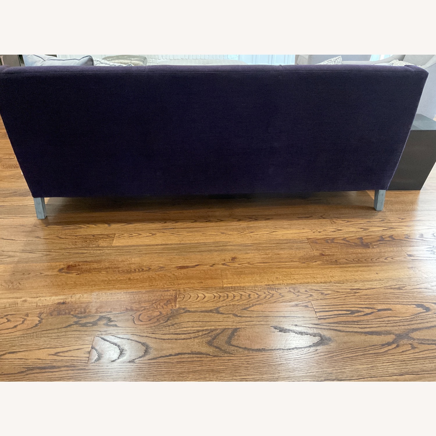 Bassett Purple Fabric 3+ Seater Sofa - image-4