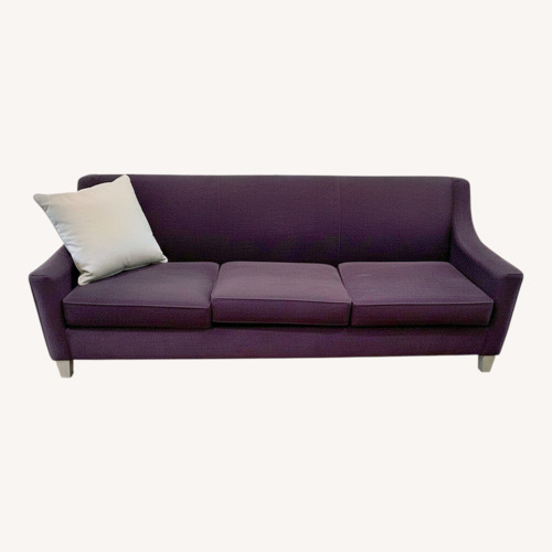 Used Bassett Purple Fabric 3+ Seater Sofa for sale on AptDeco