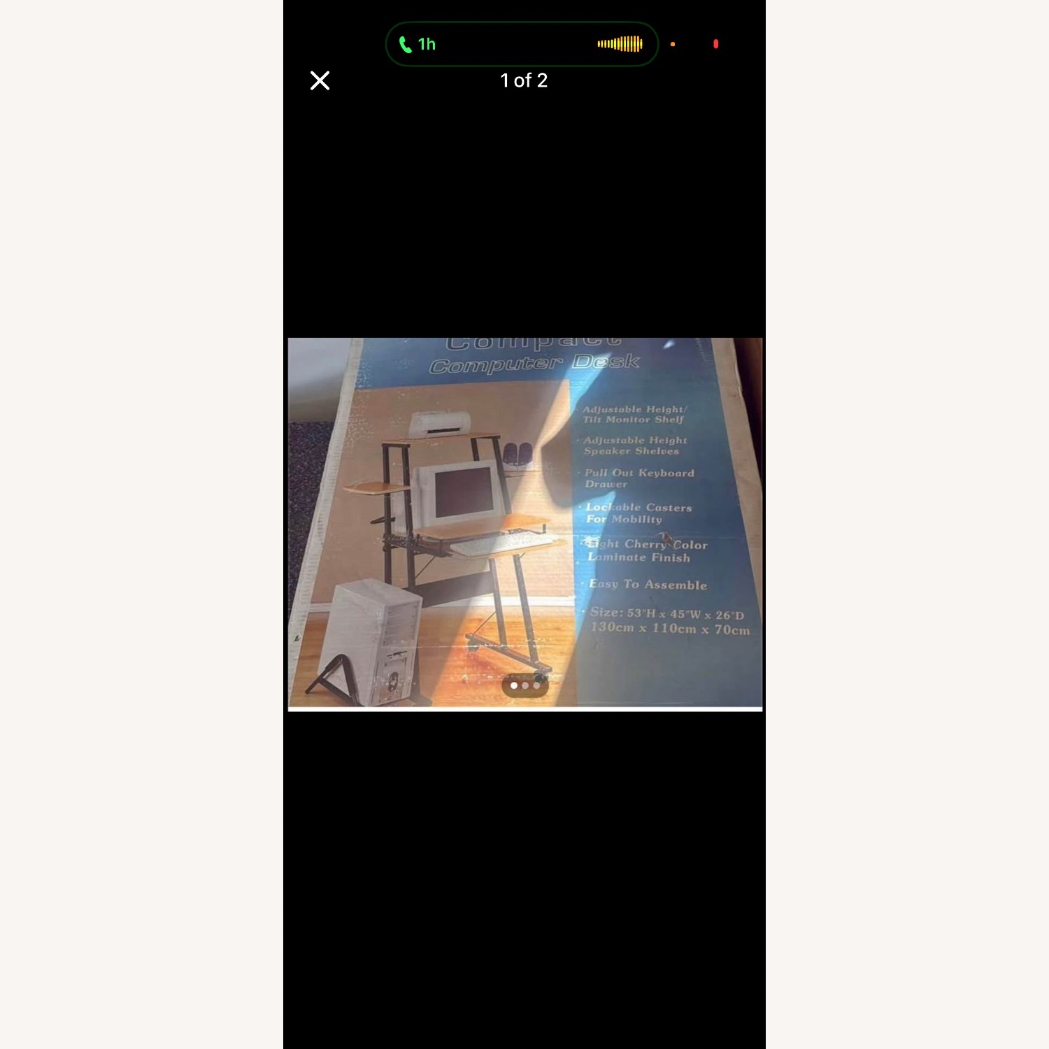 Furinno Compact Computer Desk  - image-2