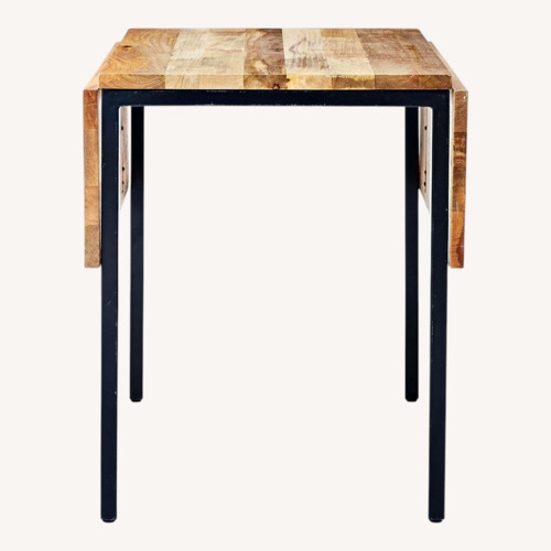 Used West Elm Box Frame Drop Leaf Extendable Table for sale on AptDeco
