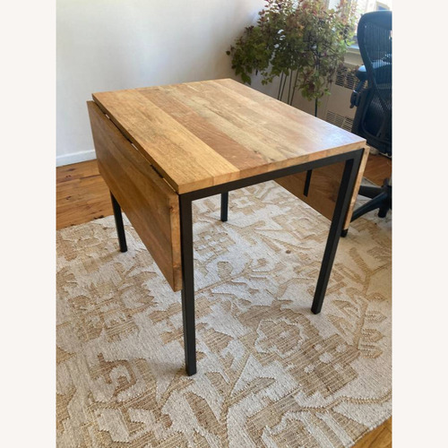 Used West Elm Box Frame Drop Leaf Extendable Table for sale on AptDeco