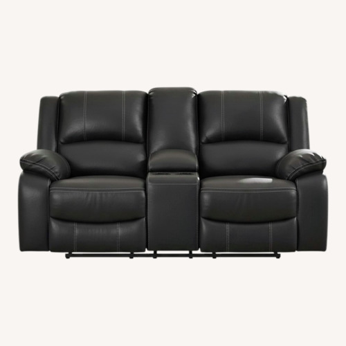 Used Calderwell Manual Recliner Loveseat With Console for sale on AptDeco