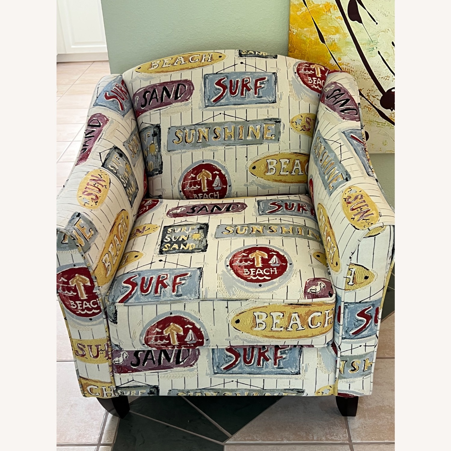 Rooms To Go Natural Armchair - image-2