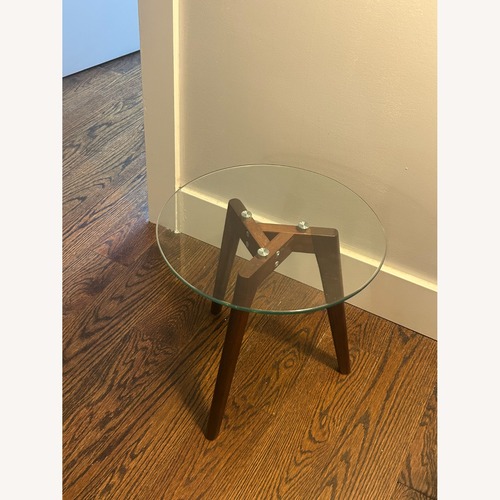 Used Article Clarus Glass Side Table for sale on AptDeco