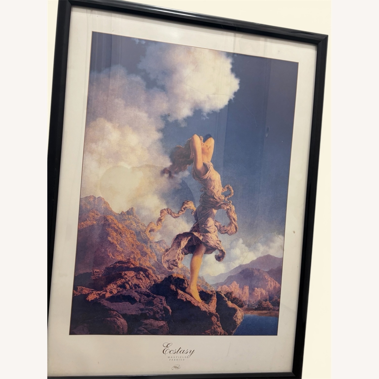 Framed Art Print Ecstasy by Maxfield Parrish - image-1