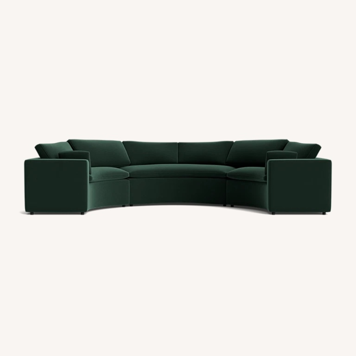 Joybird Green Fabric 2 Piece Sectional - image-4