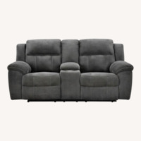 Ashley Furniture Frohn Dark Gray Fabric Loveseat