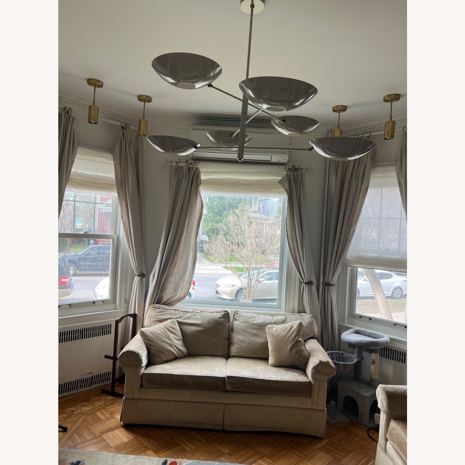 Counterbalance Dark Gray Metal Ceiling Lamp - image-5