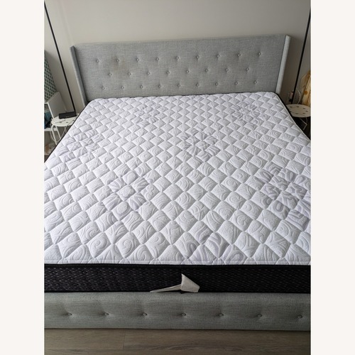 Used Wayfair Fabric King Bed for sale on AptDeco