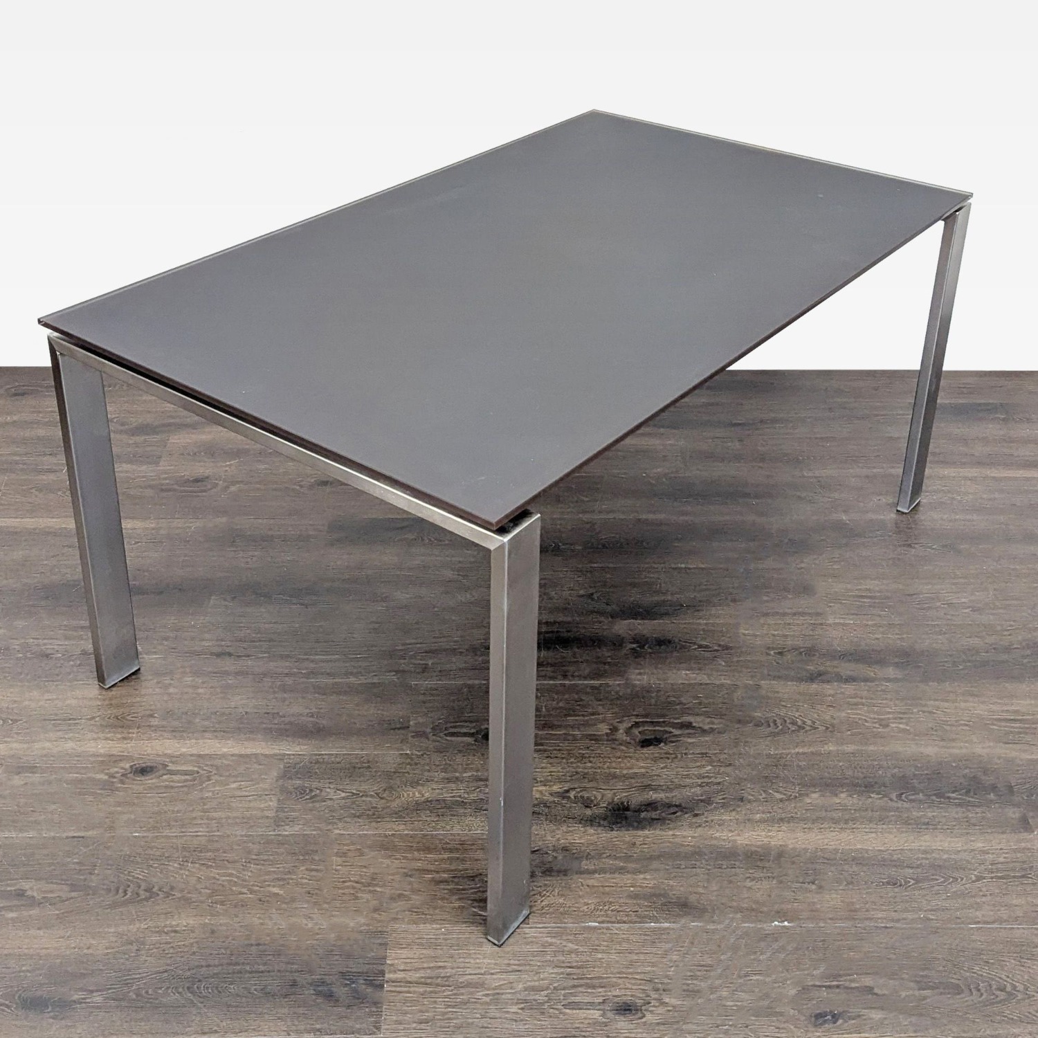 Room & Board Rand Modern Metal and Glass Table - image-7
