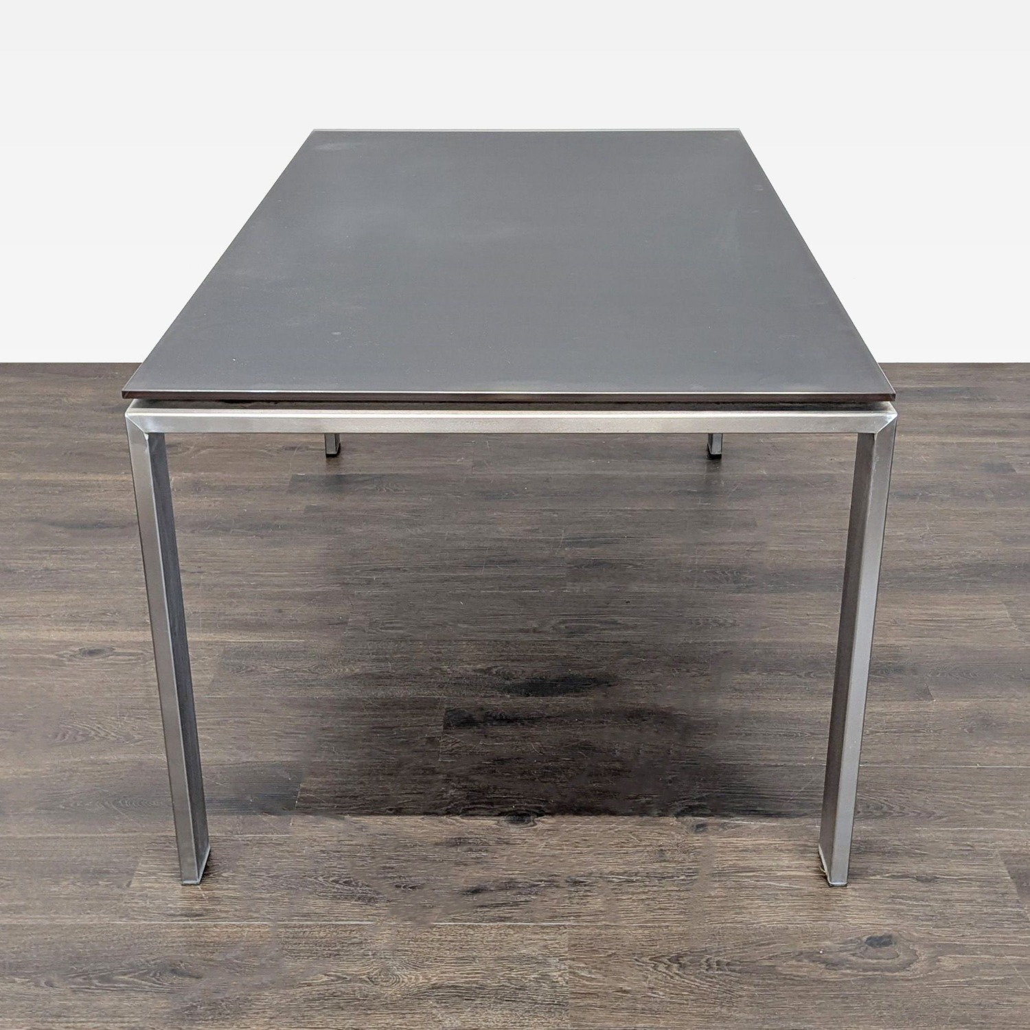 Room & Board Rand Modern Metal and Glass Table - image-3