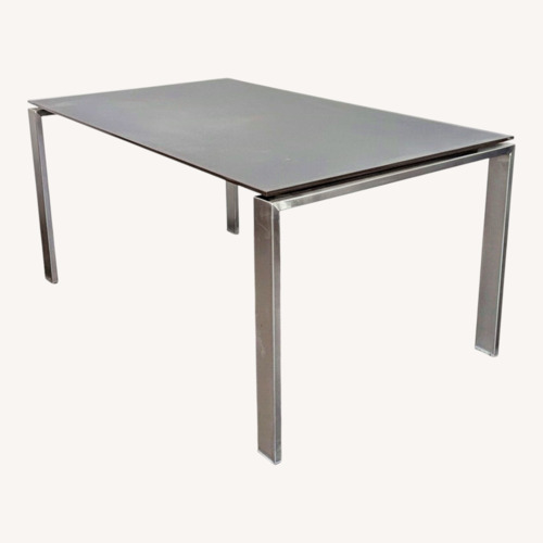 Used Room & Board Rand Modern Metal and Glass Table for sale on AptDeco