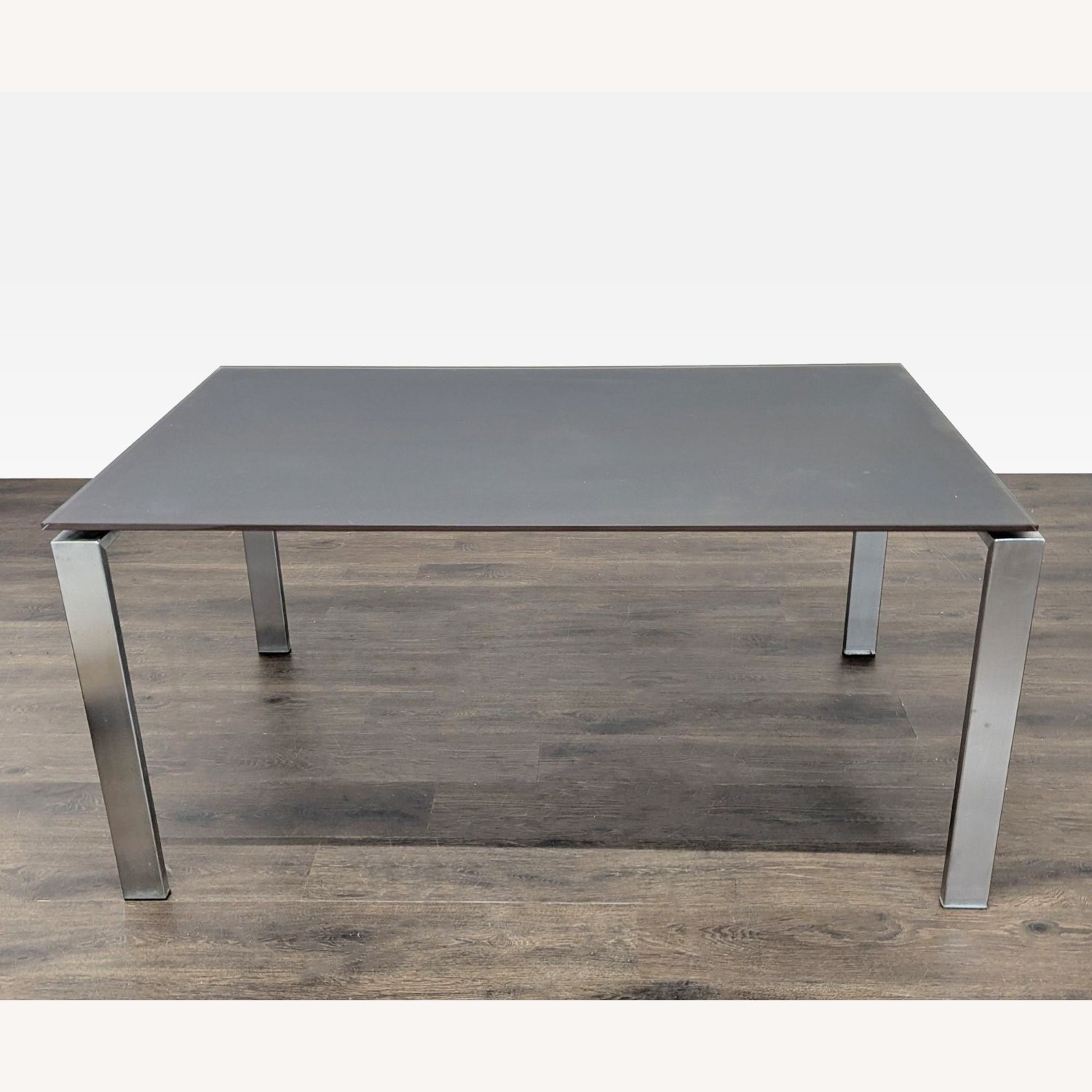 Room & Board Rand Modern Metal and Glass Table - image-6