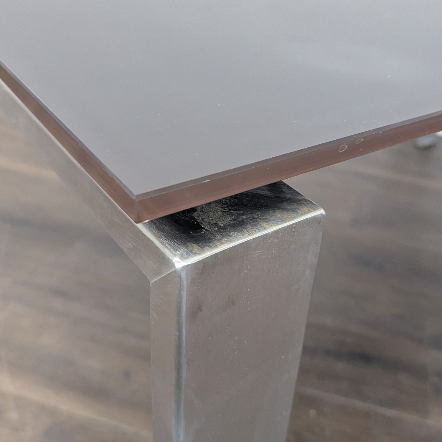 Room & Board Rand Modern Metal and Glass Table - image-10