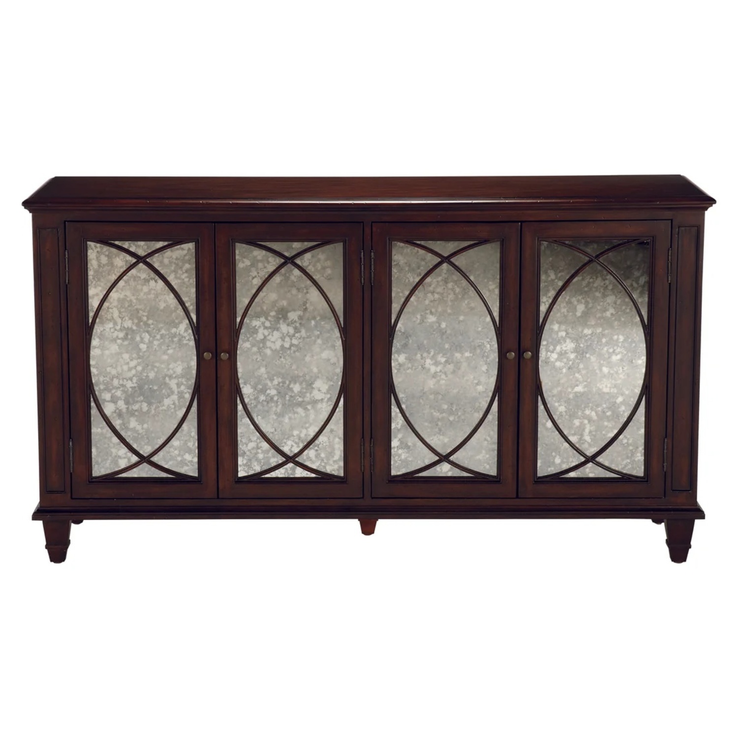 Ethan Allen Dark Brown Wood Bar Cart - image-4