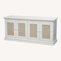 Taylor Made Custom Furniture White Media Storage