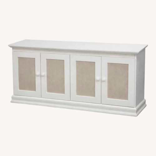 Used Taylor Made Custom Furniture White Media Storage for sale on AptDeco
