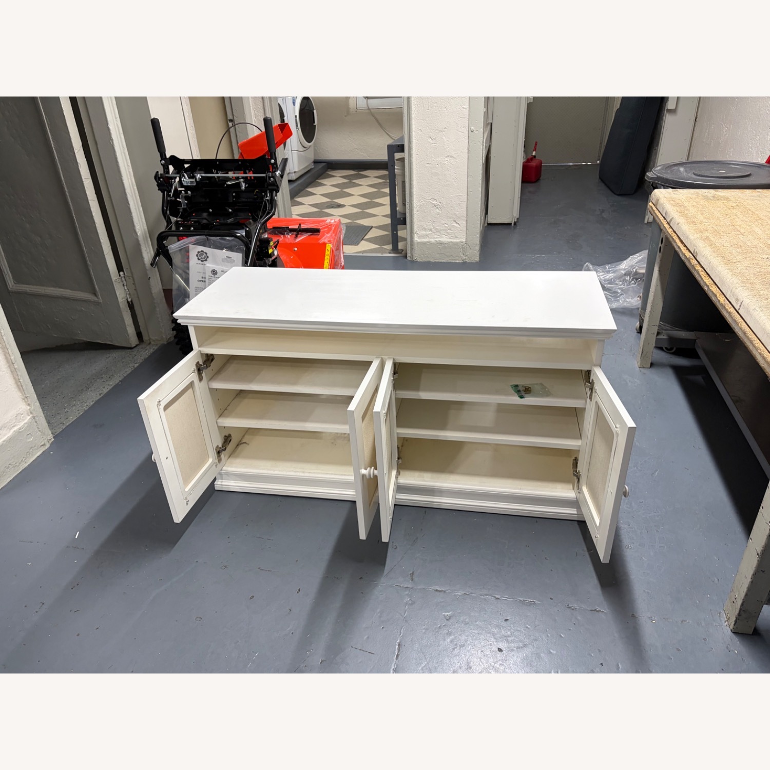 Taylor Made Custom Furniture White Media Storage - image-1