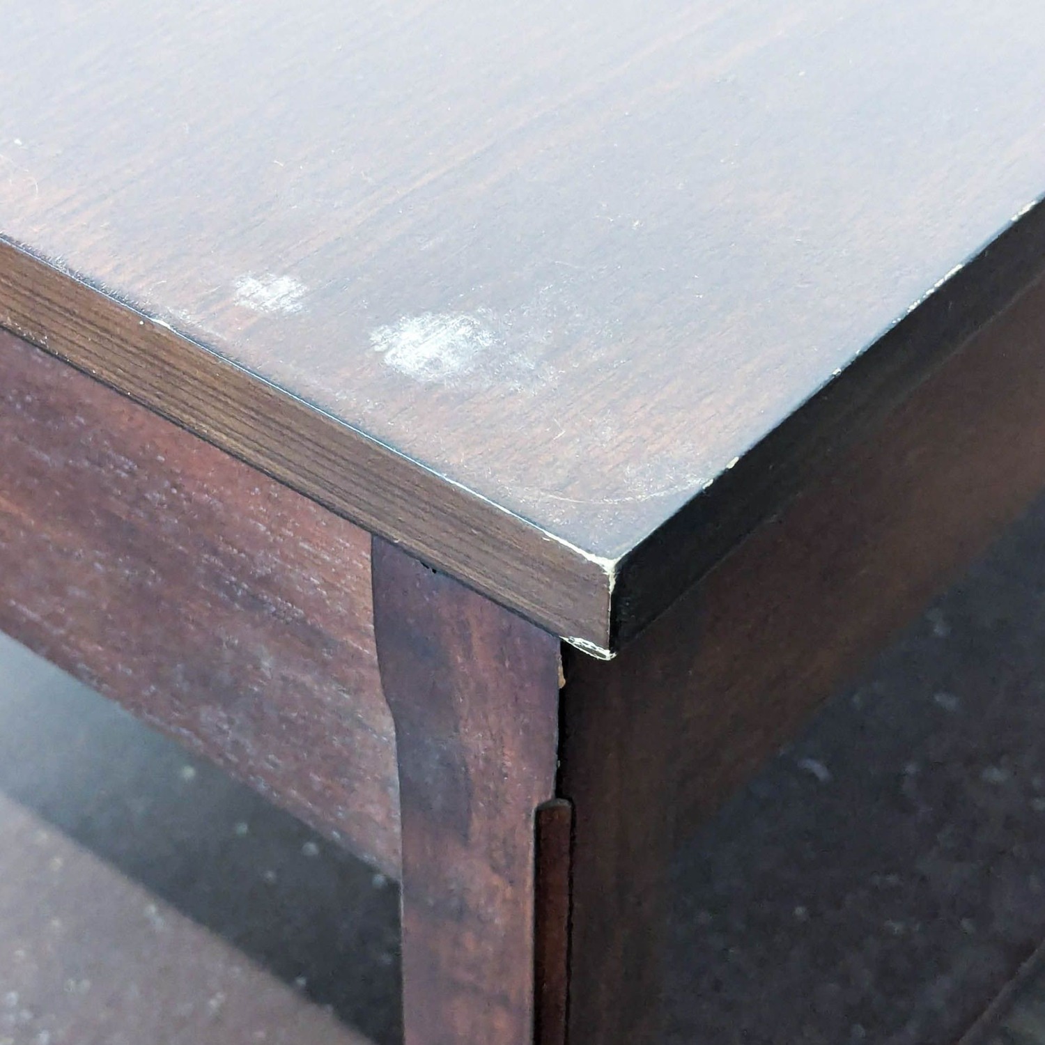 Wood One Drawer Coffee Table with Shelf - image-8