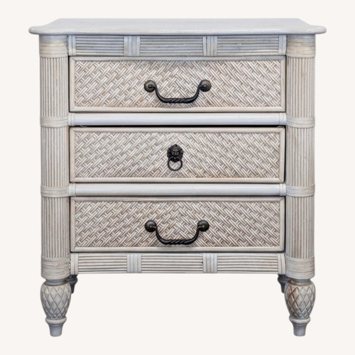 Used Vintage Lexington Furniture Three Drawer Batchlor Nightstand for sale on AptDeco