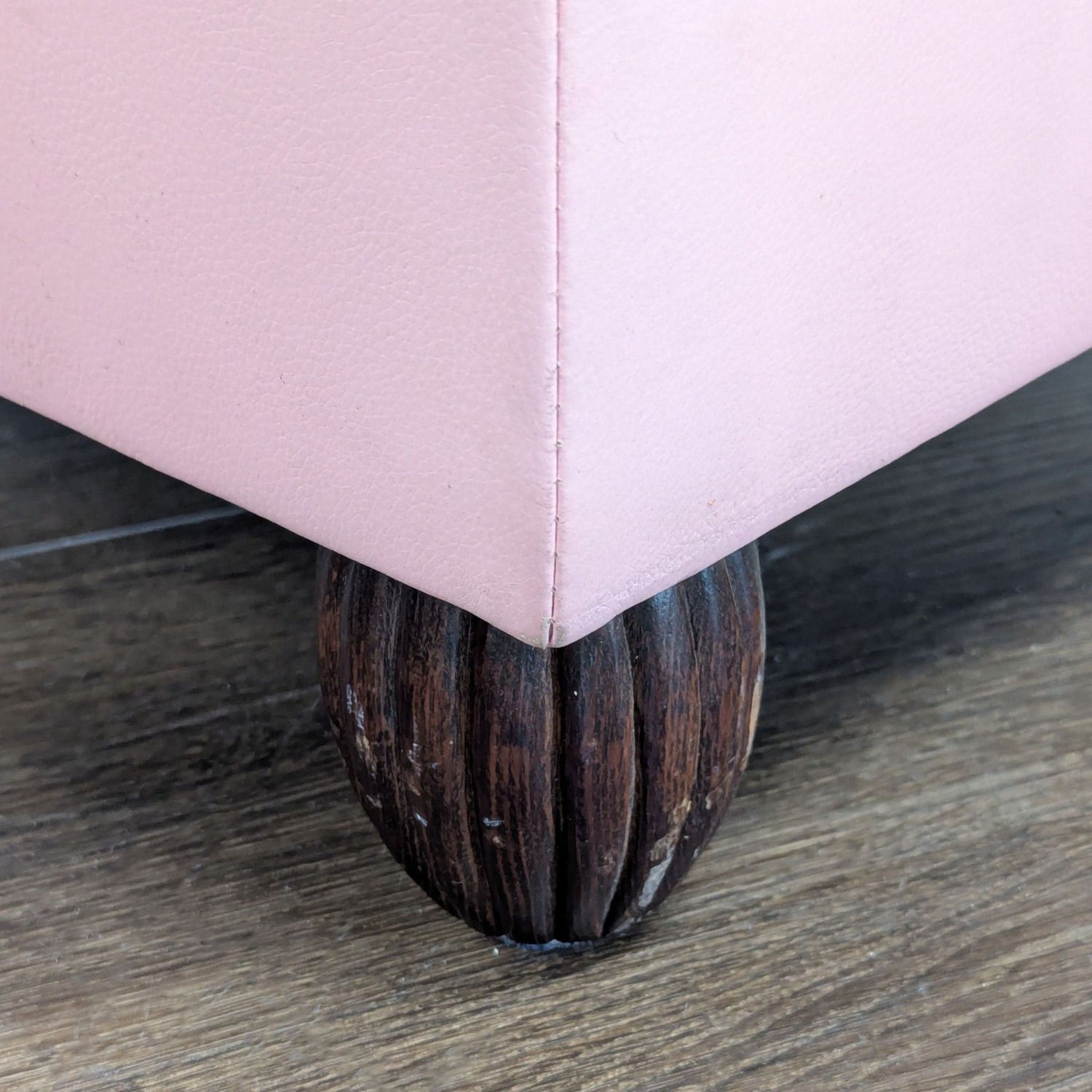 Pink Ottoman with Storage - image-9