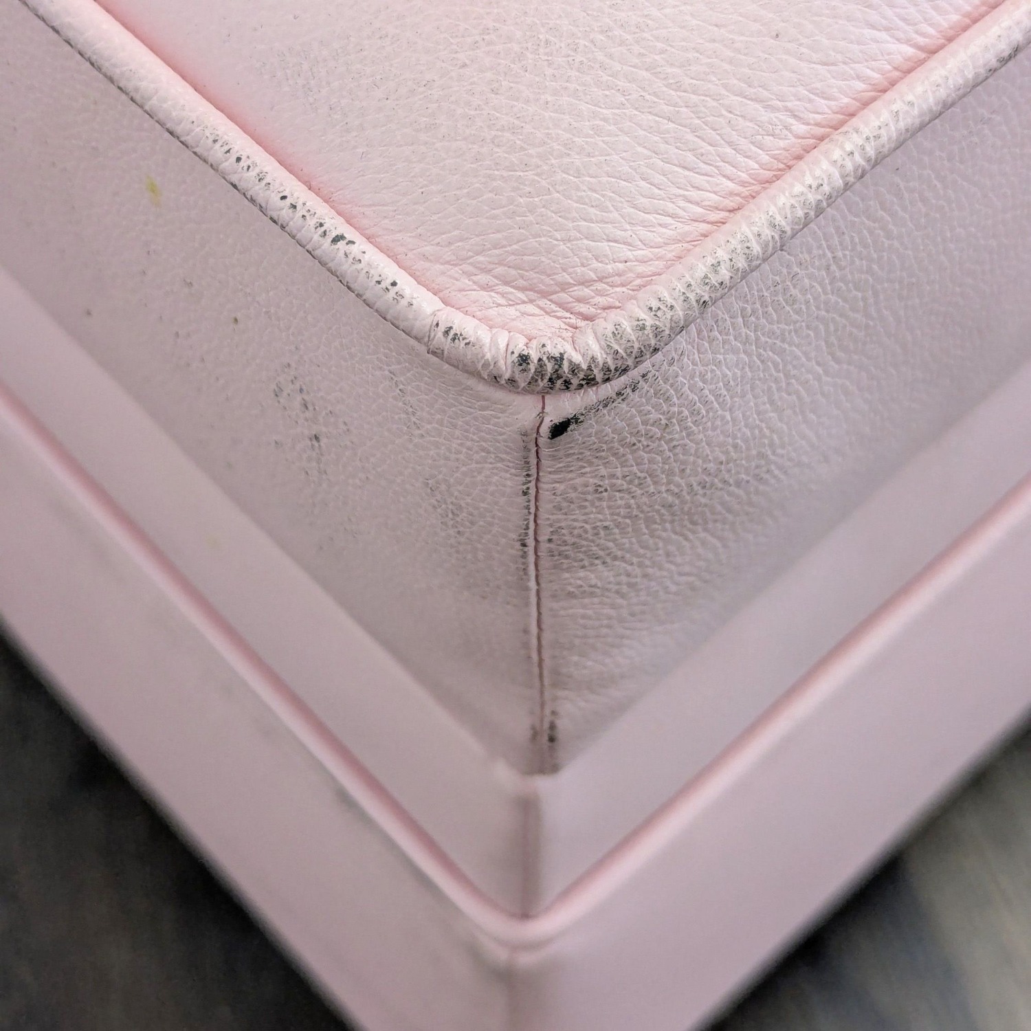 Pink Ottoman with Storage - image-10