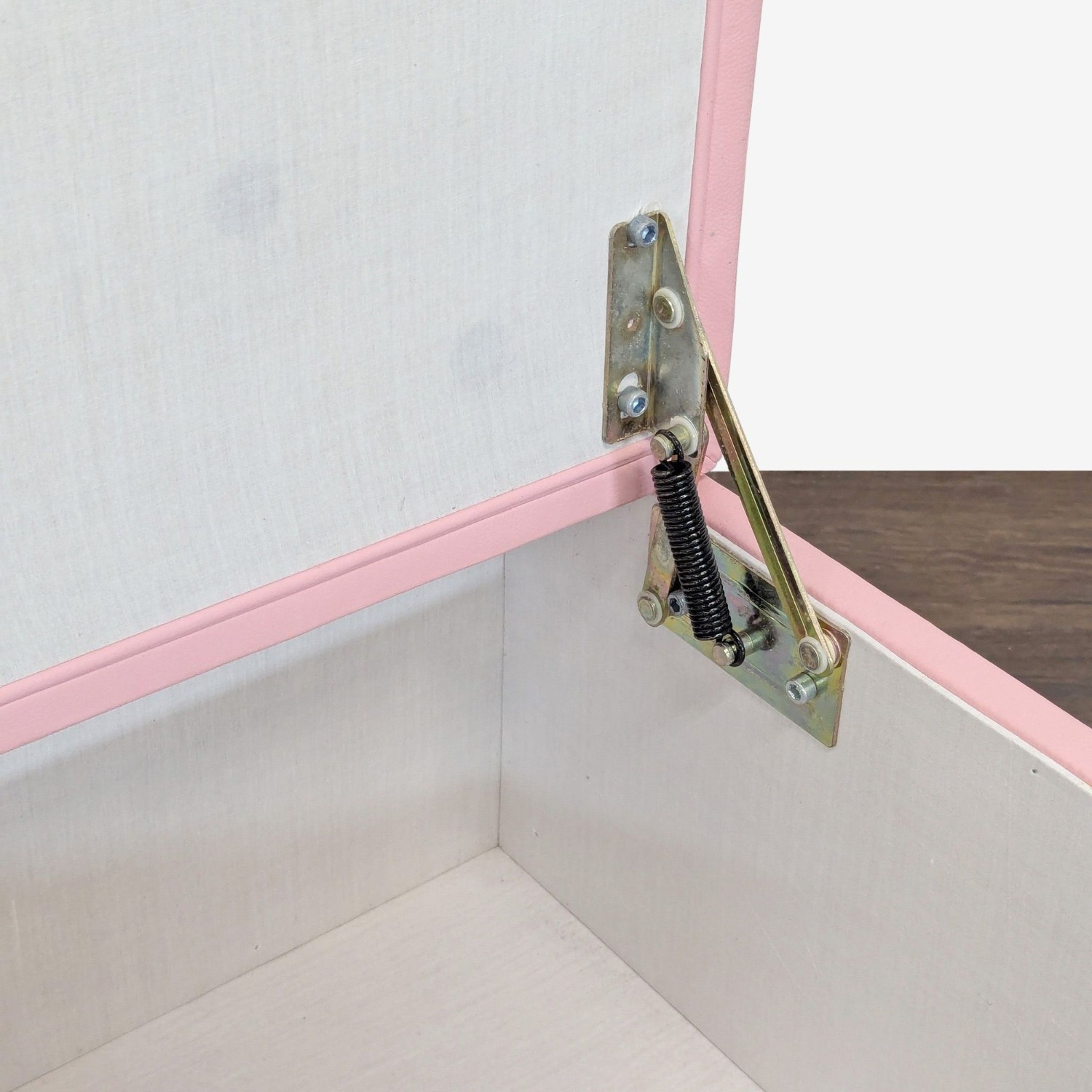 Pink Ottoman with Storage - image-6